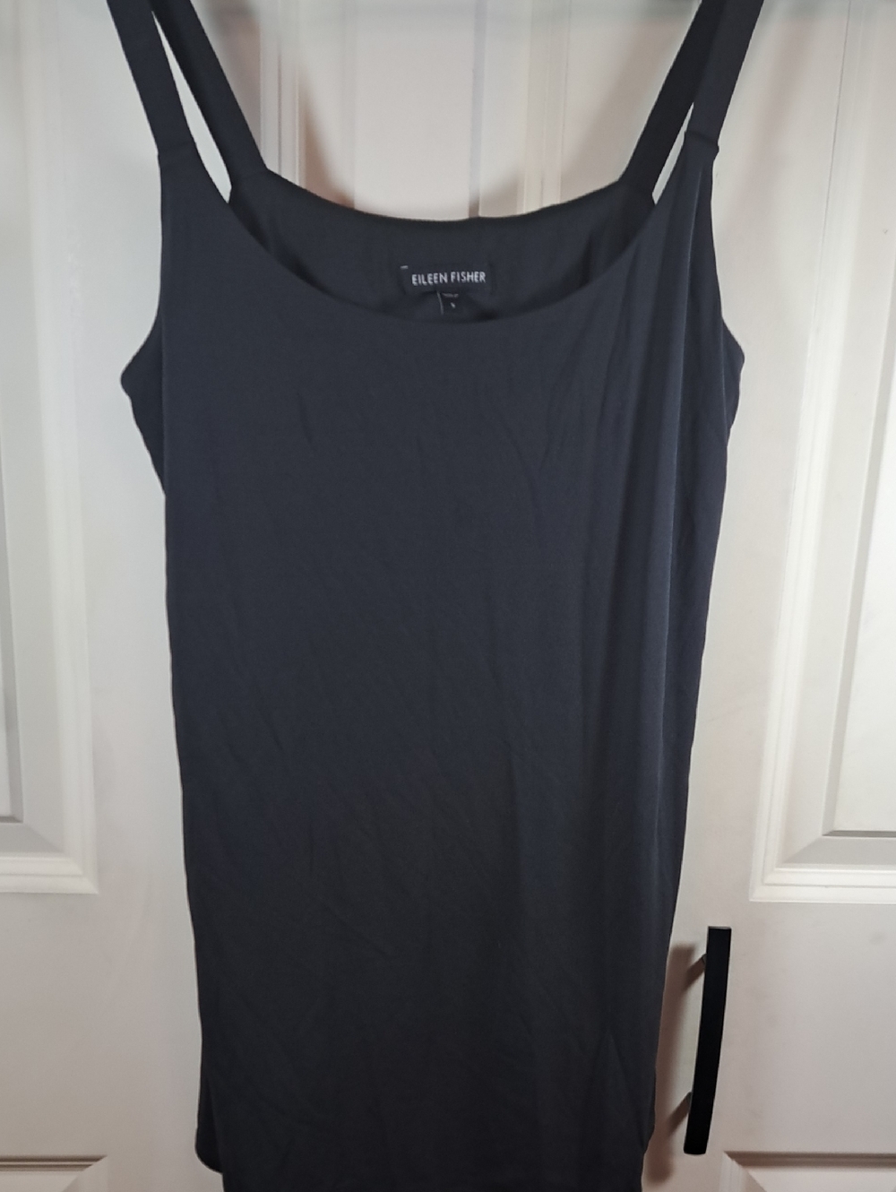 Eileen Fisher Black Double-Strap Camisole